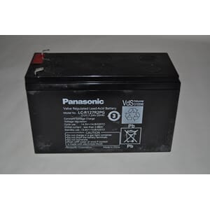 Batteri bly Panasonic LC-R127R2PG 12V/7,2Ah Pb