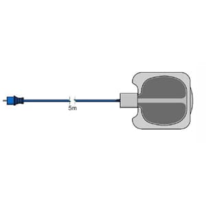 Diatermiplate Skintact Universal REM 5m kabel WR21A50/1