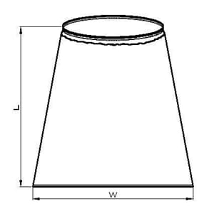 Utstyrstrekk plast steril kvadratisk 76x76cm