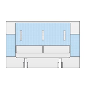 To-plans instrumentbord oppdekking 121cm